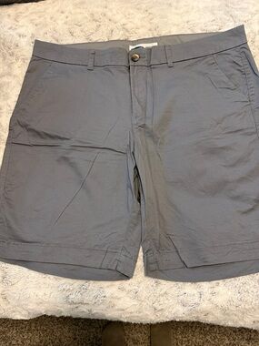 Women’s Old Navy Mid-Rise Everyday Short Grey Casual Cotton-Blend Shorts